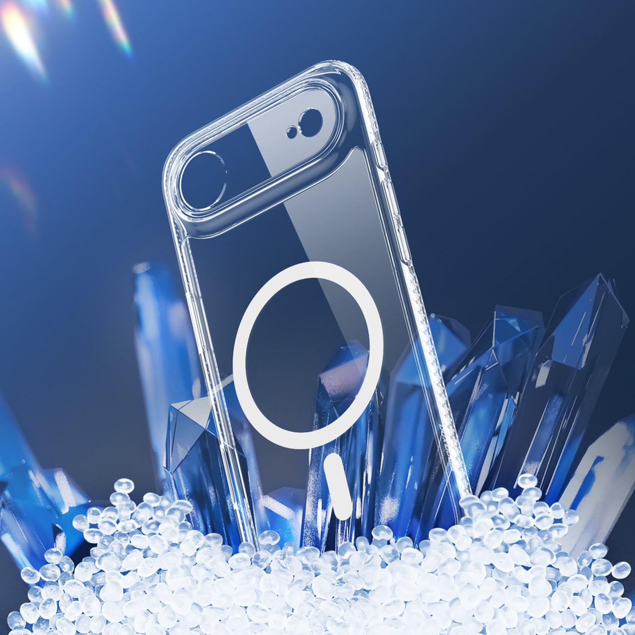 Dux Ducis Clin Mag-etui for iPhone 17 Air Kompatibel med MagSafe - gjennomsiktig