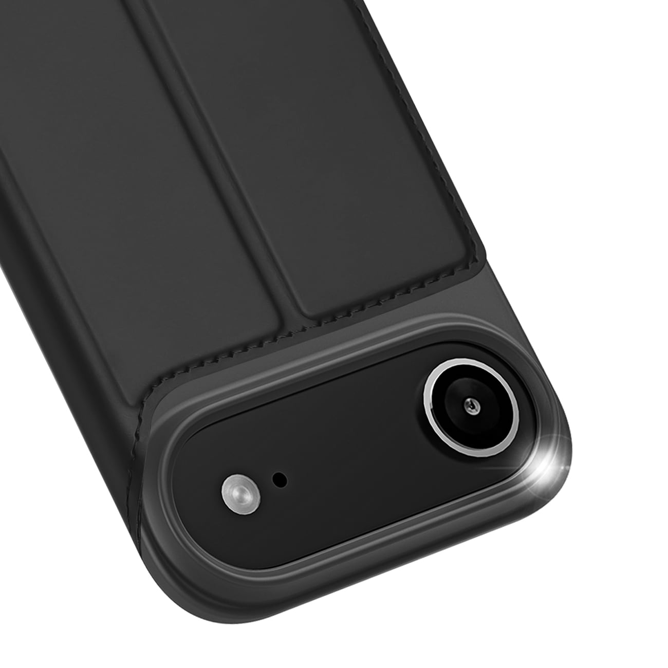 Dux Ducis Skin Pro-etui for iPhone 17 Air med klaff og kortspor - svart