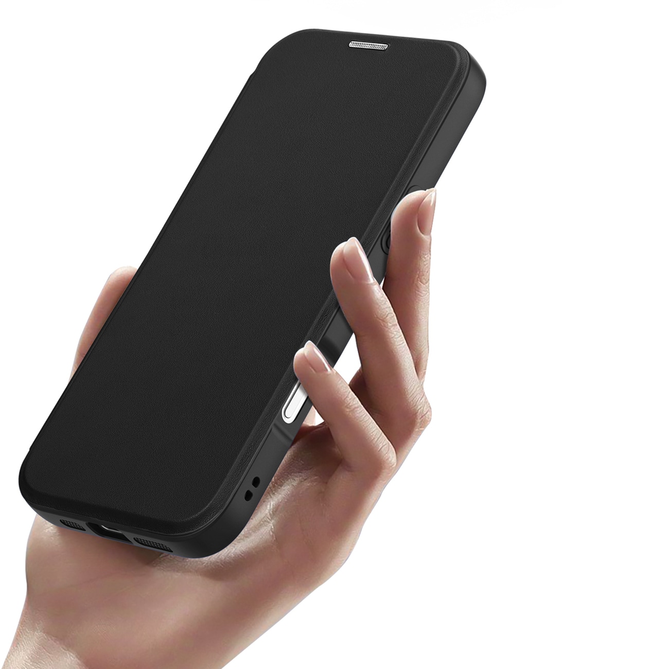 Dux Ducis Skin X Pro iPhone 17 Air-etui med lommebok, MagSafe-kompatibel - svart