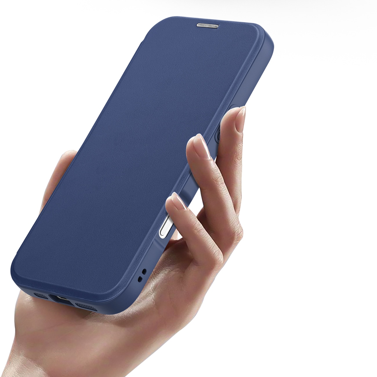 Dux Ducis Skin X Pro iPhone 17 Air-etui med MagSafe og lommebok - blå