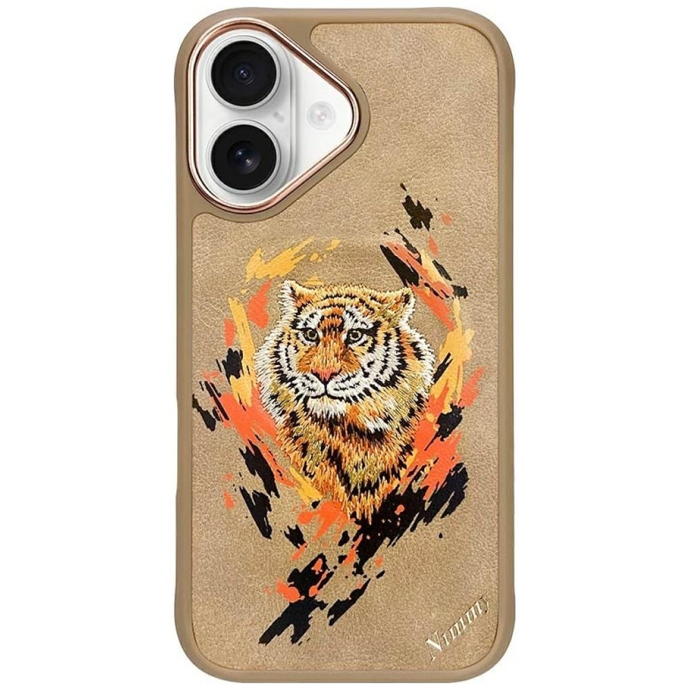 Nimmy Tiger MagSafe-etui for iPhone 16 - brun