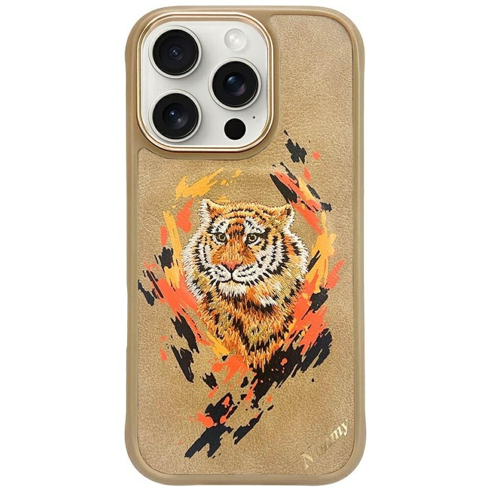 Nimmy Tiger MagSafe-etui for iPhone 16 Pro Max - brun
