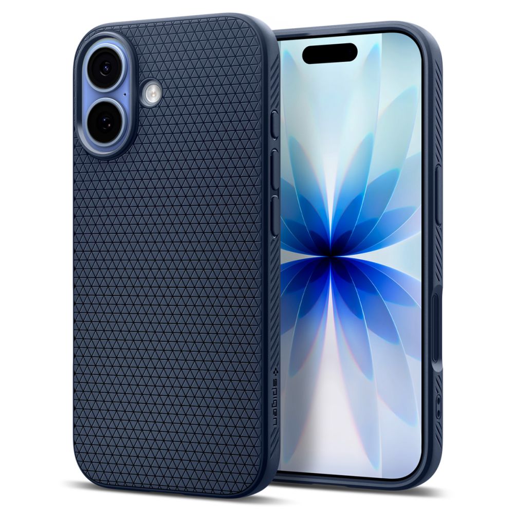 Spigen Liquid Air-etui for iPhone 17 - Blå