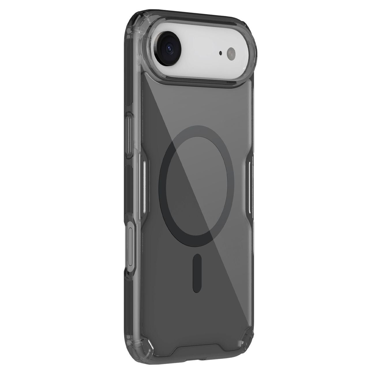 Nillkin Nature TPU Pro MagSafe-etui for iPhone 17 Air - gjennomsiktig svart