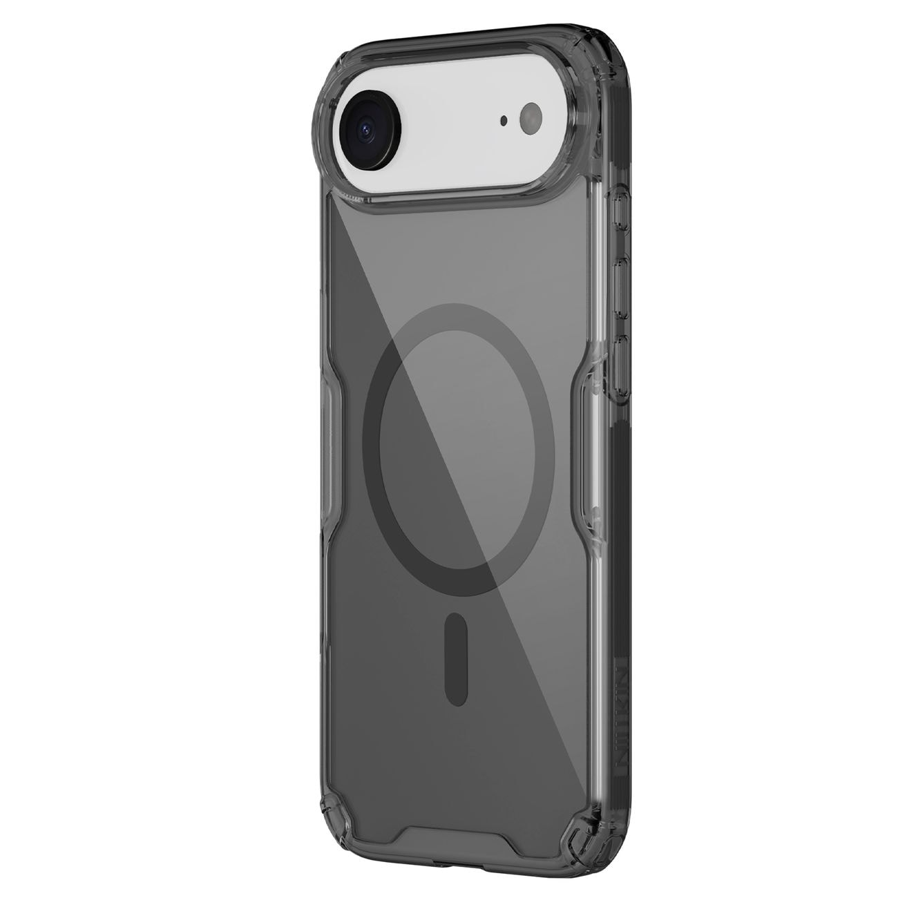 Nillkin Nature TPU Pro MagSafe-etui for iPhone 17 Air - gjennomsiktig svart