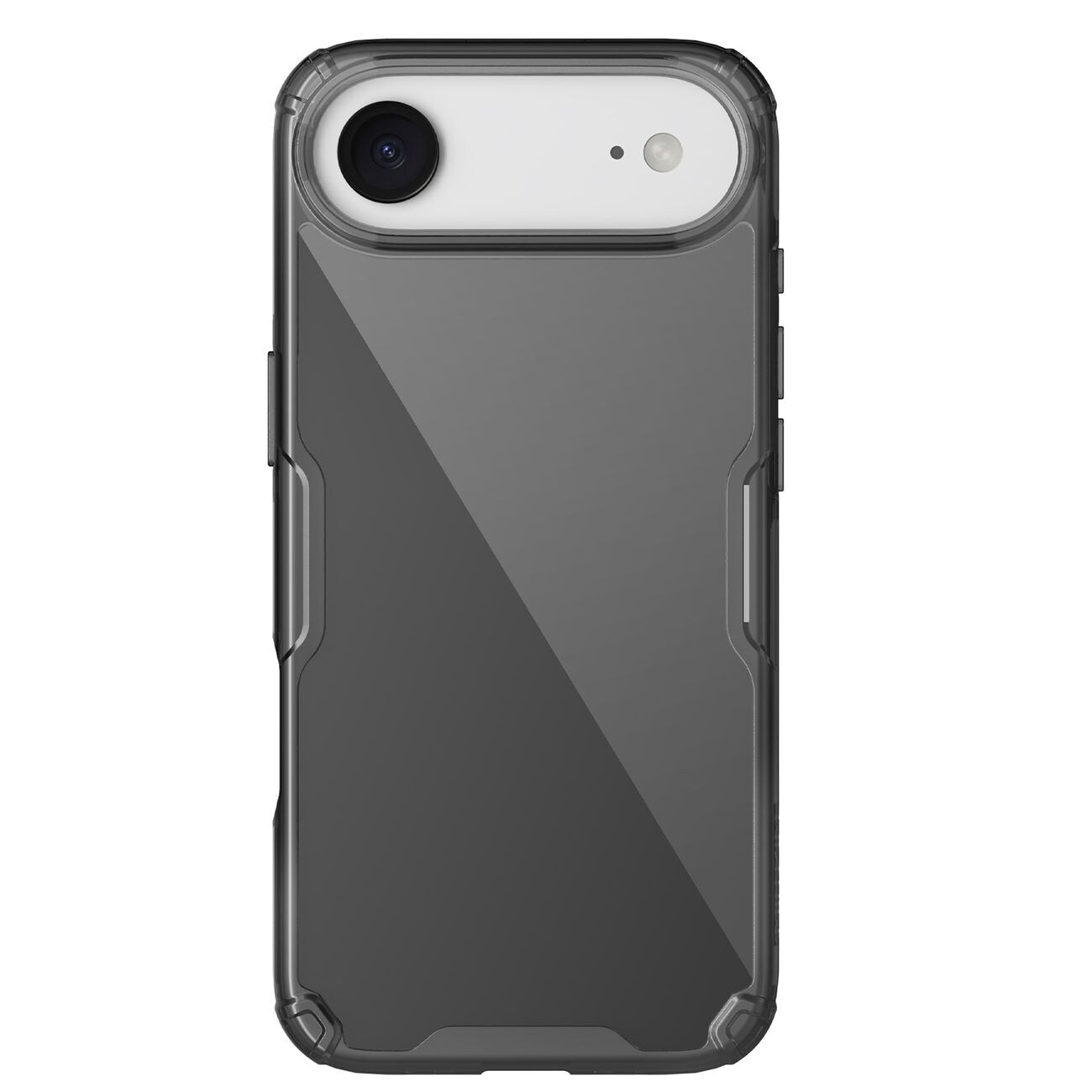 Nillkin Nature TPU Pro-etui for iPhone 17 Air - gjennomsiktig svart