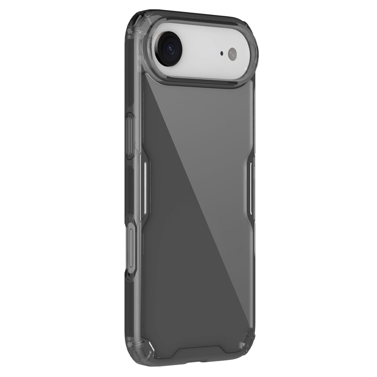 Nillkin Nature TPU Pro-etui for iPhone 17 Air - gjennomsiktig svart
