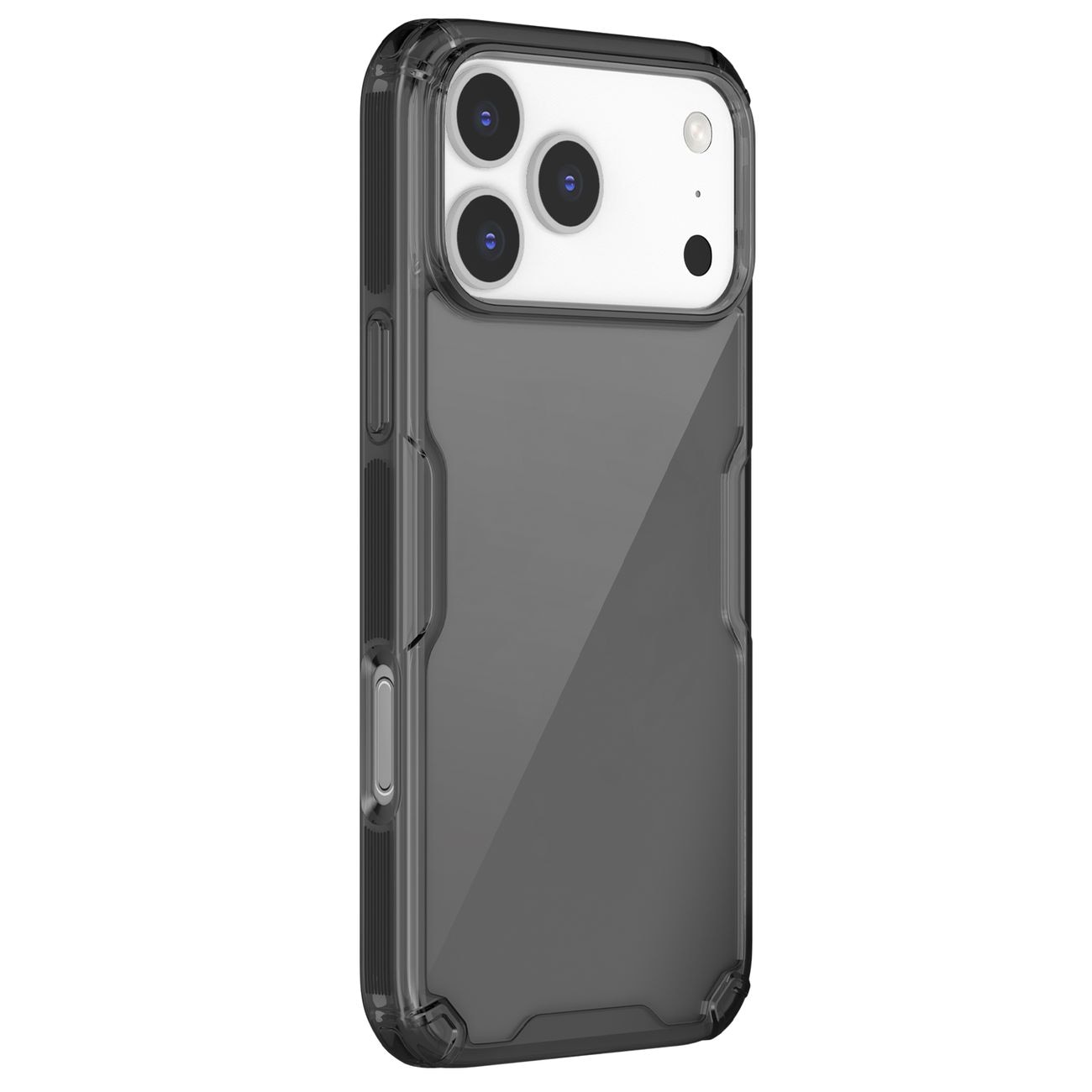 Nillkin Nature TPU Pro-etui for iPhone 17 Pro Max - gjennomsiktig svart