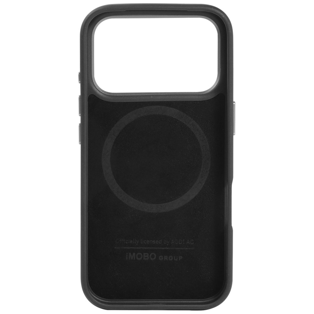 Audi A6 MagSafe-etui i syntetisk lær for iPhone 17 Pro - Svart