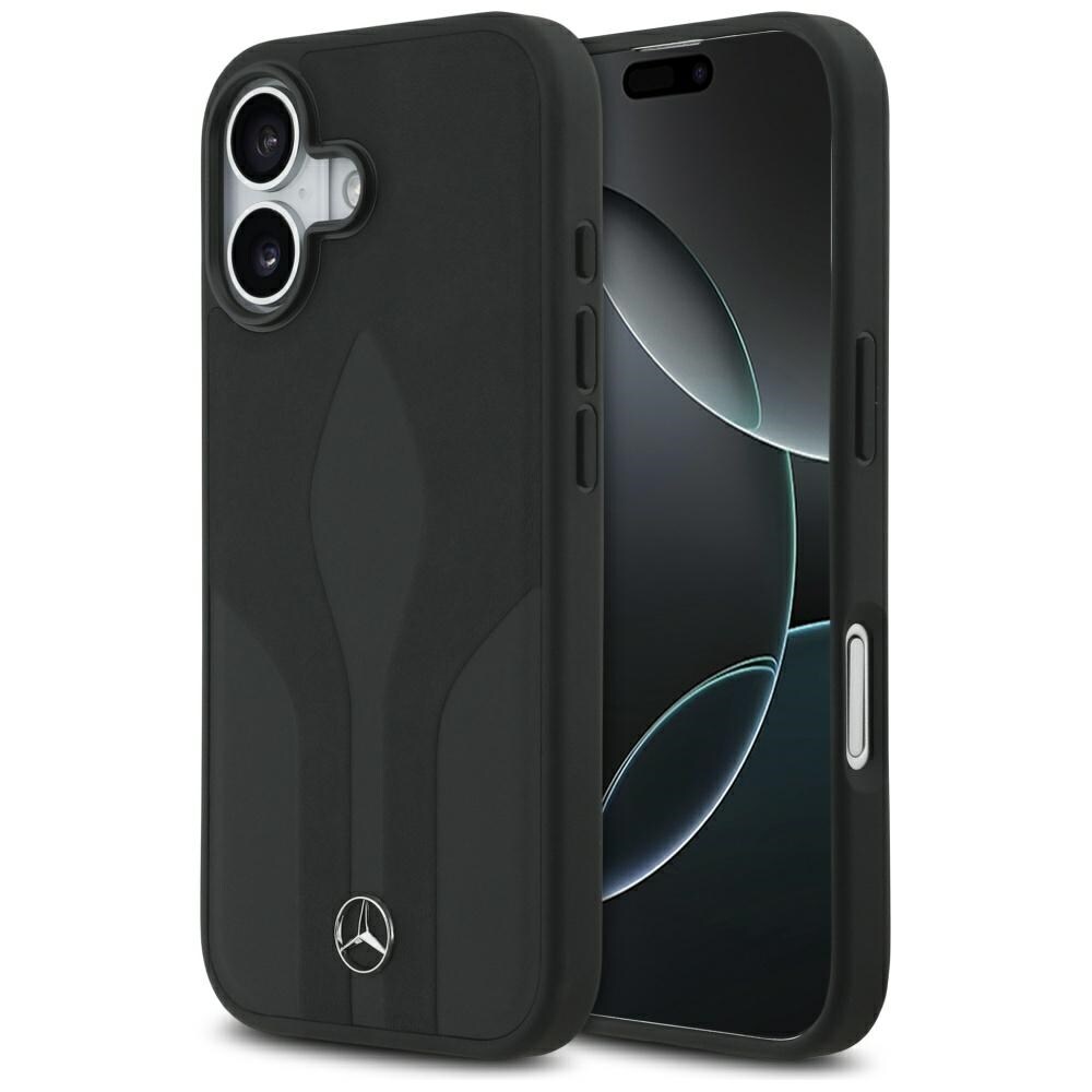 Mercedes The Move MagSafe-etui i lær for iPhone 17 - svart