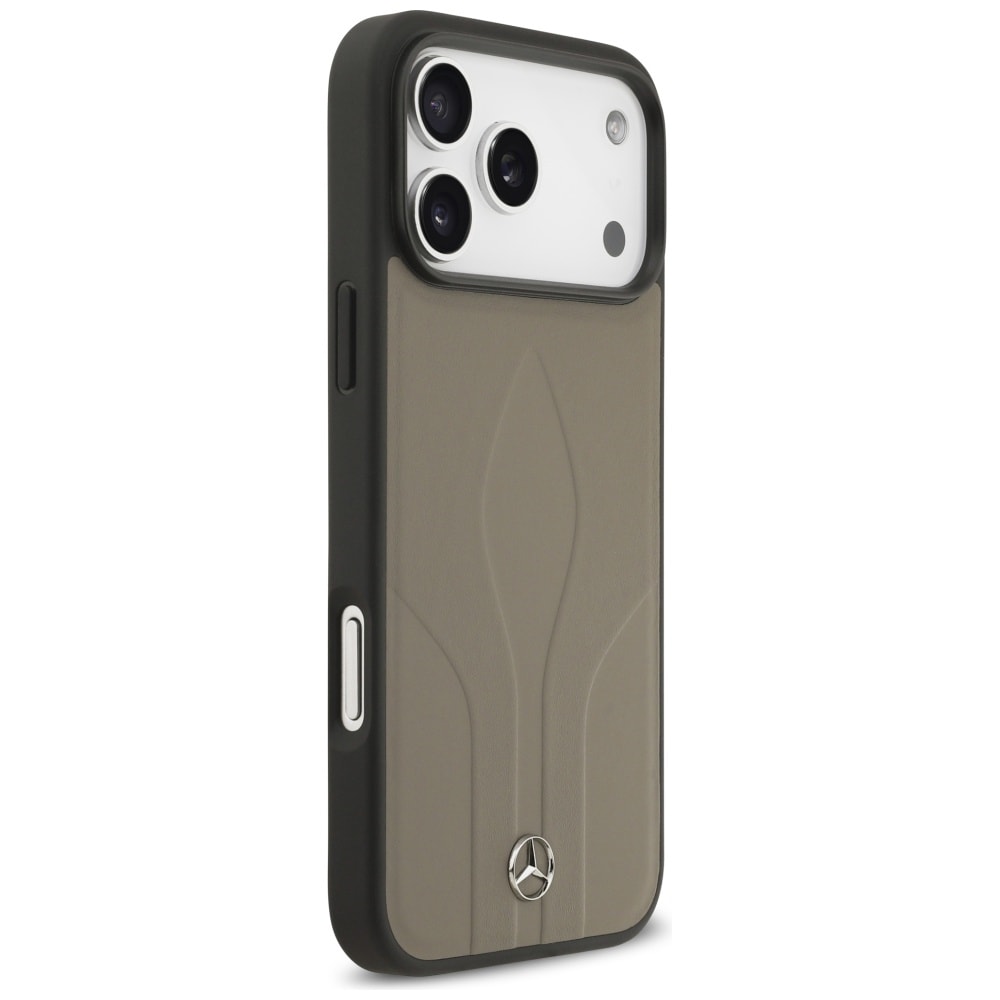Mercedes The Move MagSafe-etui i lær for iPhone 17 Pro Max - Beige