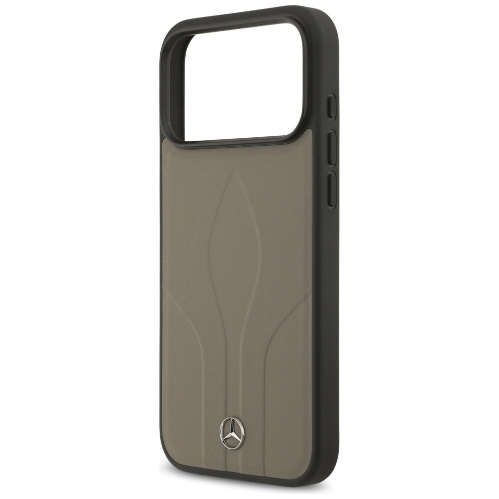 Mercedes The Move MagSafe-etui i lær for iPhone 17 Pro Max - Beige