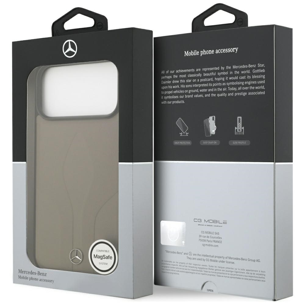 Mercedes The Move MagSafe-etui i lær for iPhone 17 Pro Max - Beige