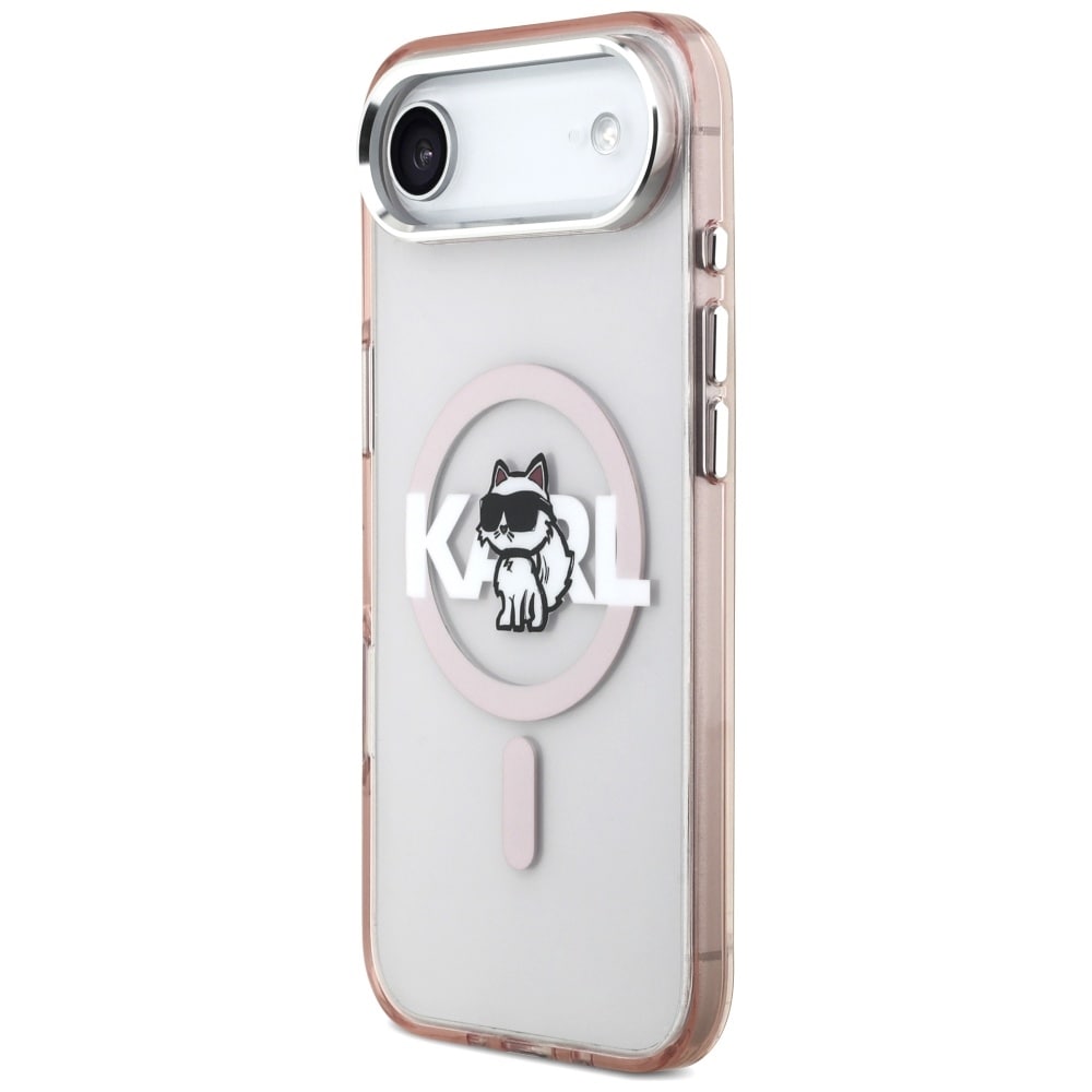Karl Lagerfeld IML Choupette Choupette Sketch Logo MagSafe-etui for iPhone 17 Air - Rosa