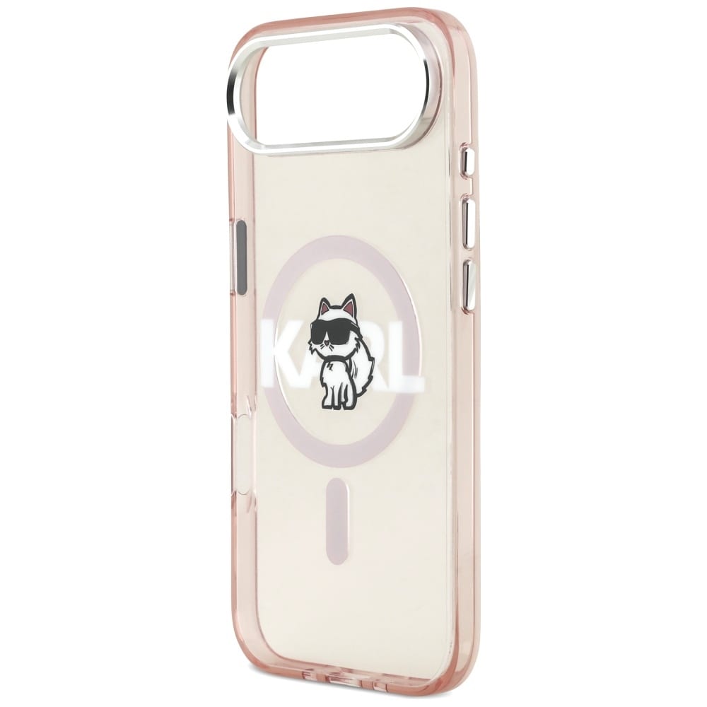Karl Lagerfeld IML Choupette Choupette Sketch Logo MagSafe-etui for iPhone 17 Air - Rosa