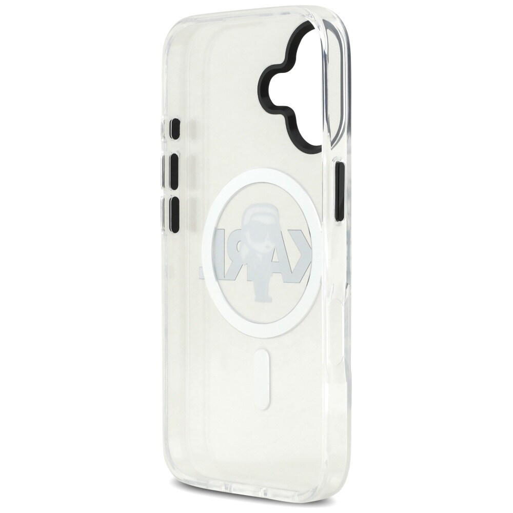 Karl Lagerfeld IML Karl Sketch Logo MagSafe-etui for iPhone 17 - gjennomsiktig