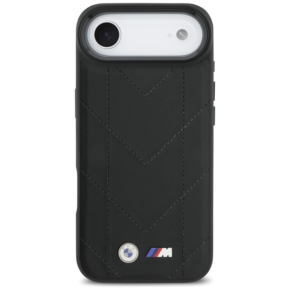 BMW M Quiltet MagSafe-etui med logo for iPhone 17 Air - svart