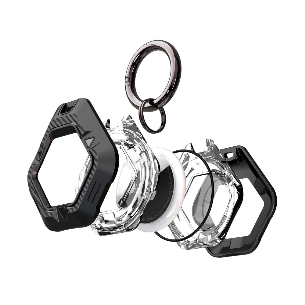 Tech-Protect Defense Case for Apple AirTag 1/2 - Svart
