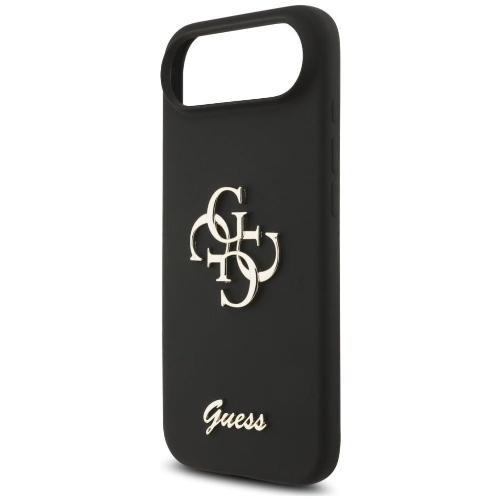 Guess Silikon Big 4G Script-etui for iPhone Air - svart