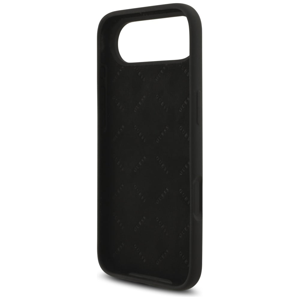 Guess Silikon Big 4G Script-etui for iPhone Air - svart