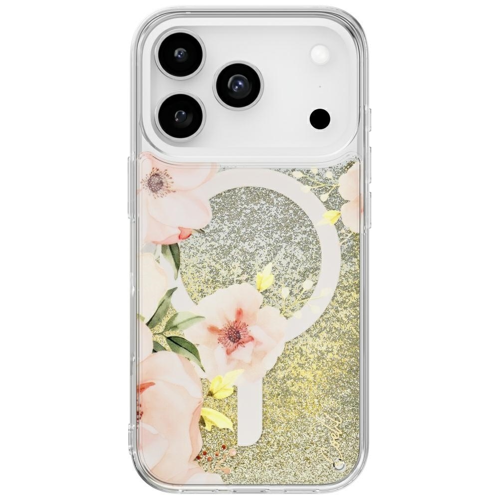 Uniq Coehl Fleurette magnetisk ladeveske for iPhone 17 Pro - gjennomsiktig