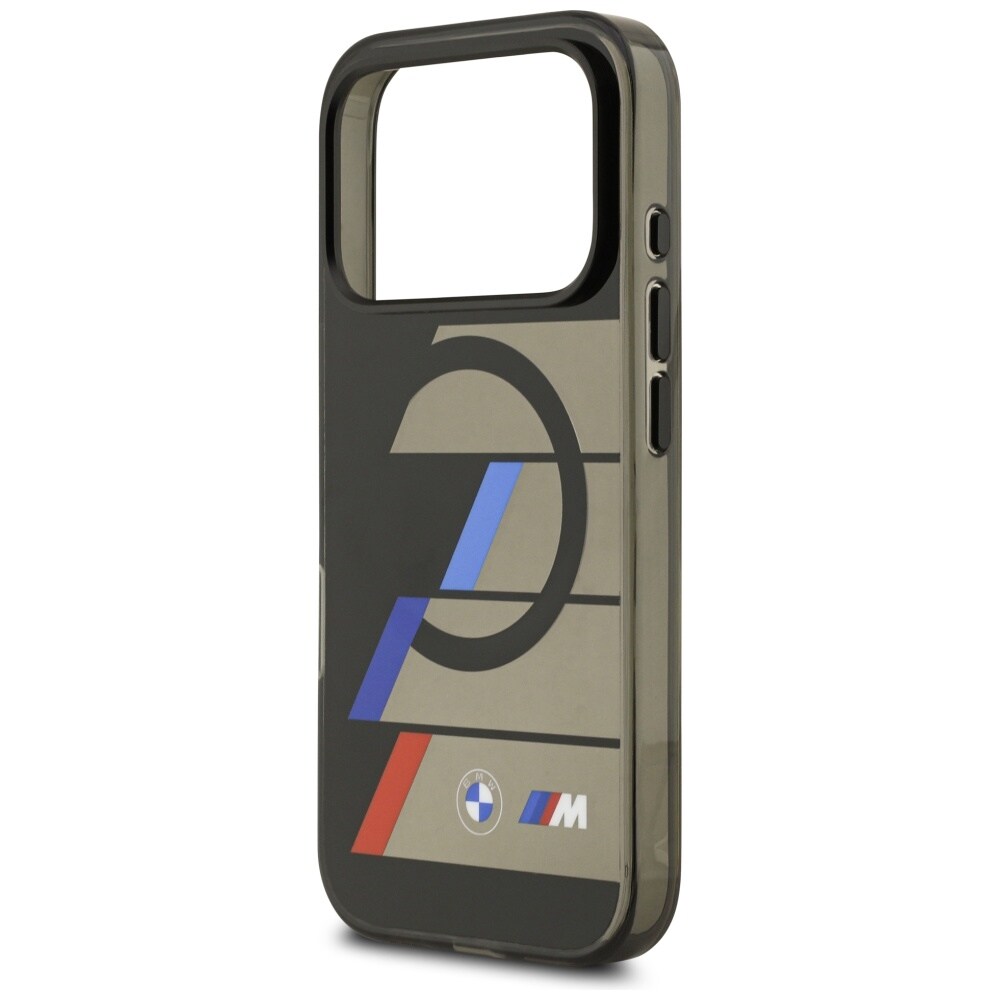 BMW M IML MagSafe-etui med metallknapper i tre farger for iPhone 17 Pro - svart