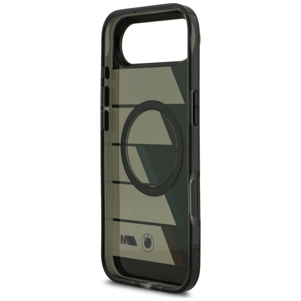 BMW M IML MagSafe-etui med metallknapper i tre farger for iPhone Air - svart