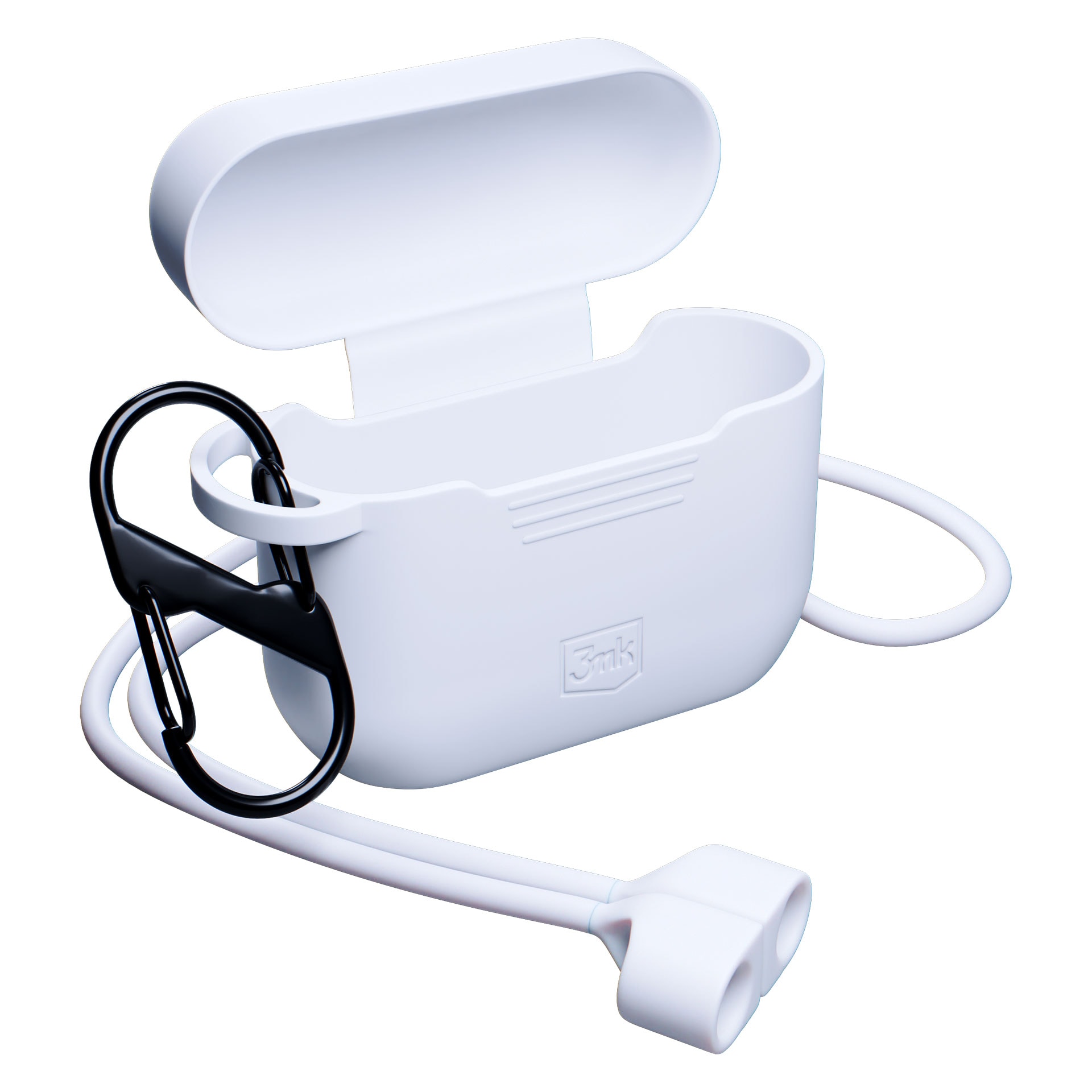 3mk AirPods-etui i silikon for AirPods Pro 3 - Hvit
