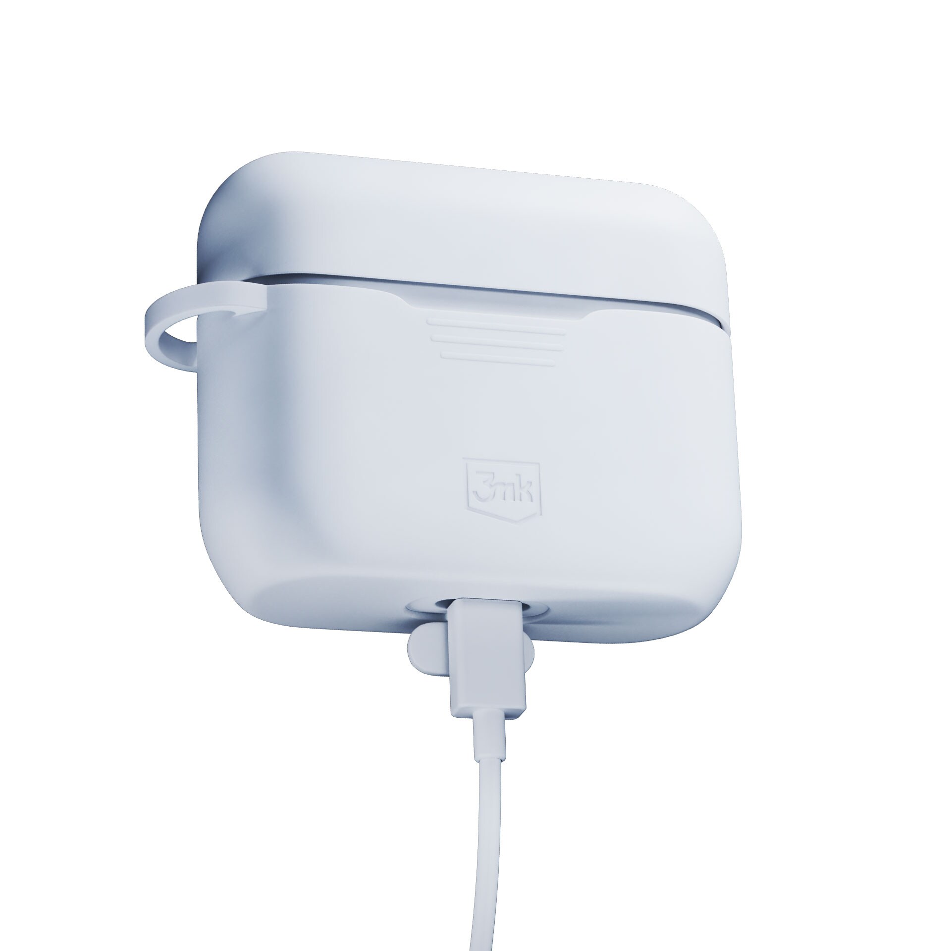 3mk AirPods-etui i silikon for AirPods Pro 3 - Hvit