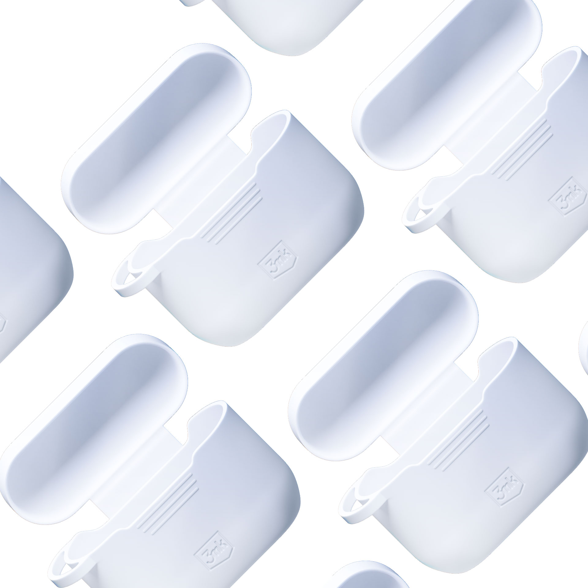 3mk AirPods-etui i silikon for AirPods Pro 3 - Hvit