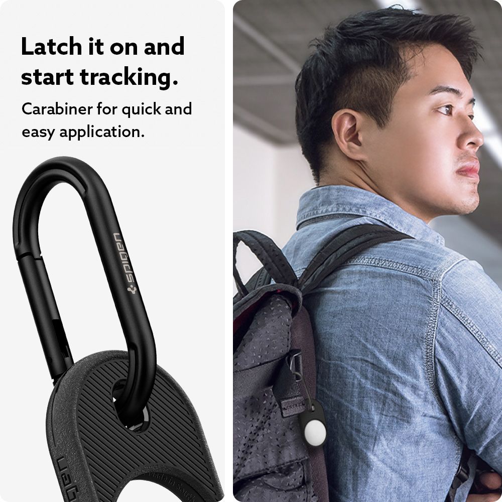 Spigen Vault-etui for Apple AirTag - matt svart