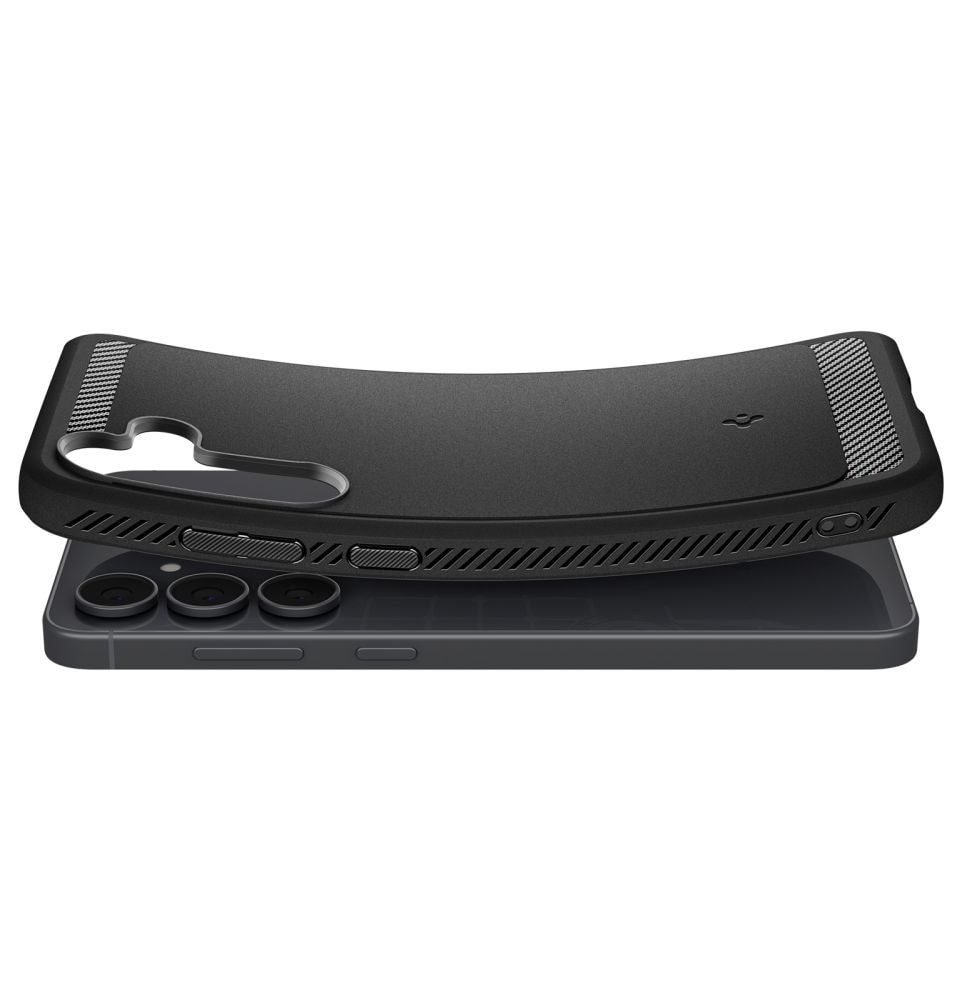 Spigen Robust panseretui for Samsung Galaxy S25 FE - matt svart