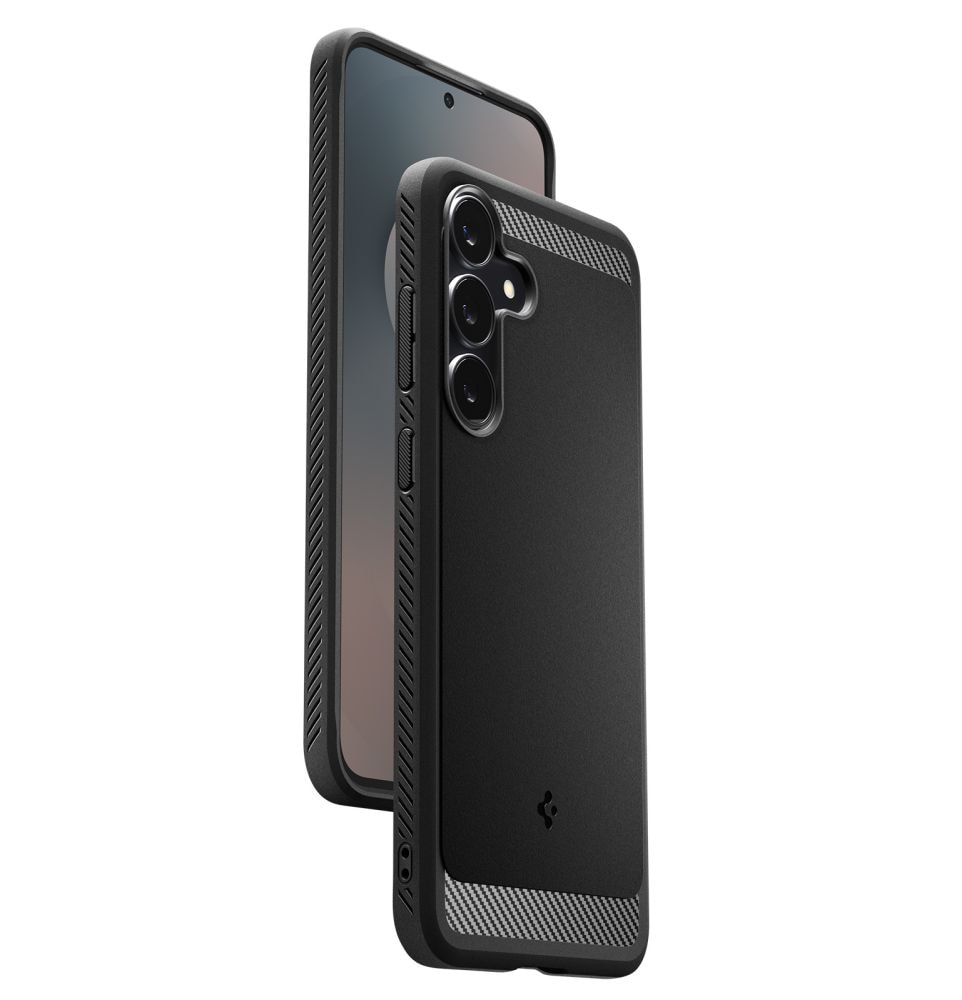 Spigen Robust panseretui for Samsung Galaxy S25 FE - matt svart