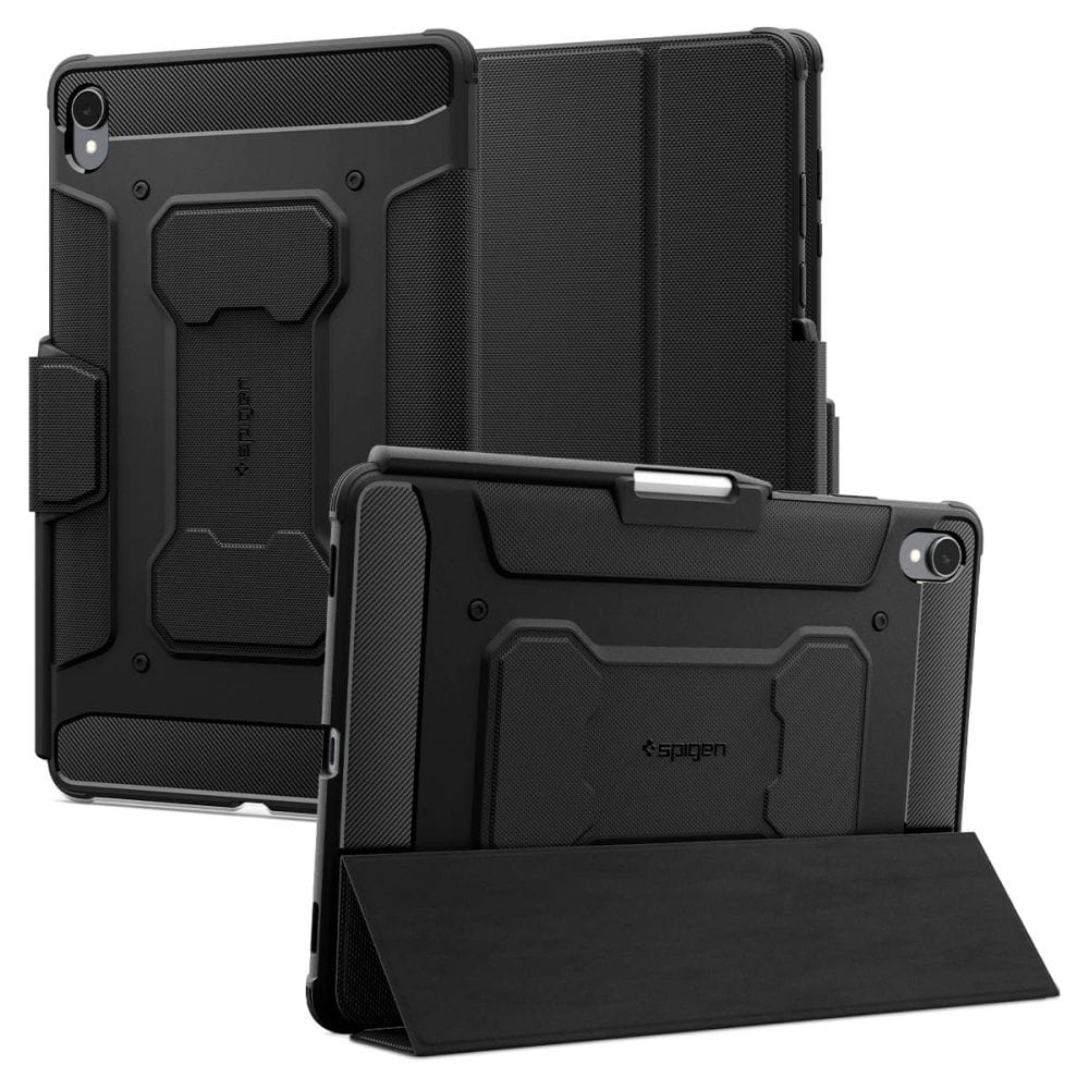 Spigen Rugged Armor "Pro"-etui til Samsung Galaxy Tab S11 11.0 - Svart