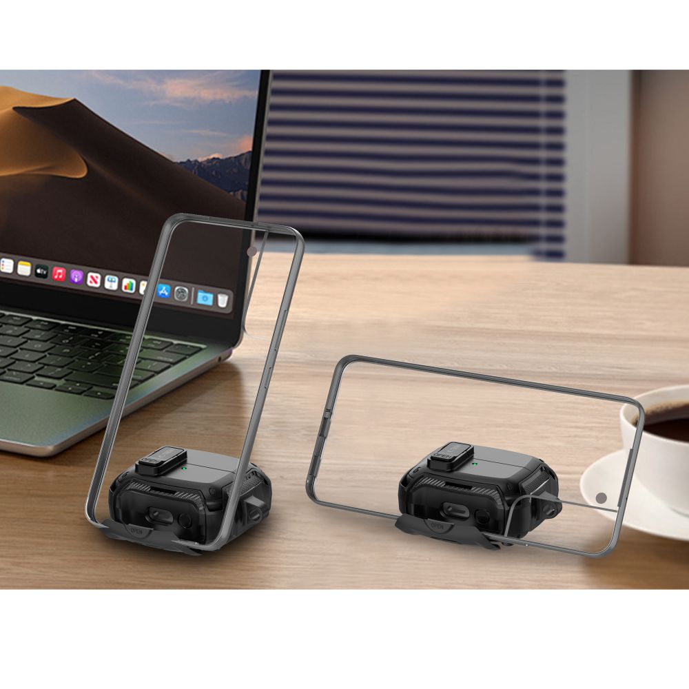 Tech-Protect silikonkroketui for Samsung Galaxy Buds 3 / 3 FE / 3 Pro - Svart