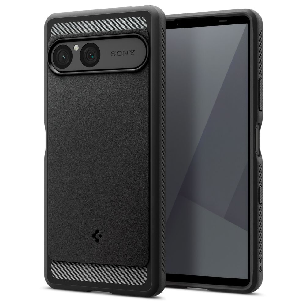 Spigen Robust panseretui for Sony Xperia 10 VII - matt svart