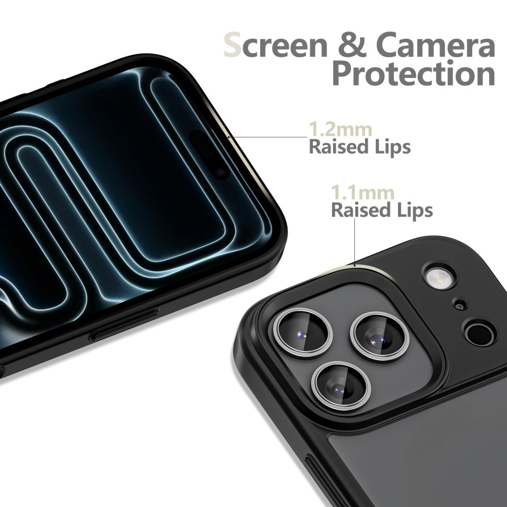 Tech-Protect MagMat-etui for iPhone 17 Pro Max - matt svart
