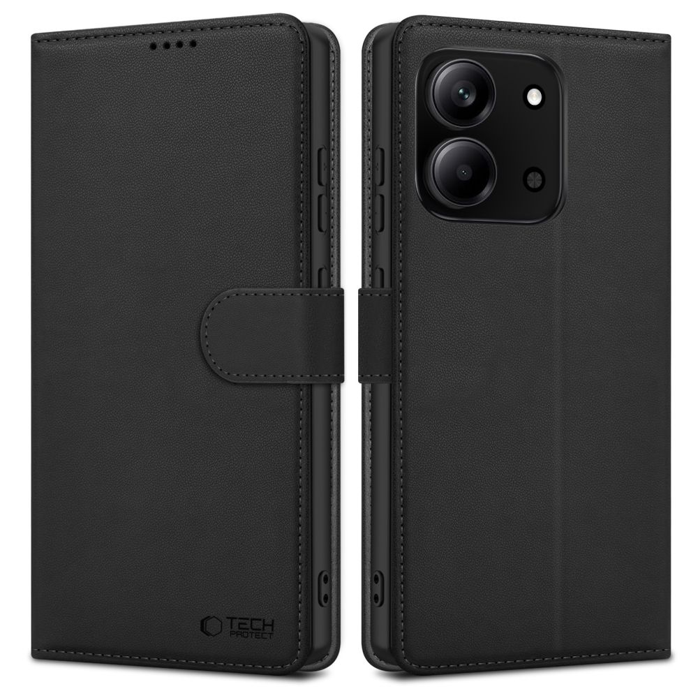 Tech-Protect lommebokveske til Xiaomi Redmi 15C 173mm / Poco 85C 173mm - Svart