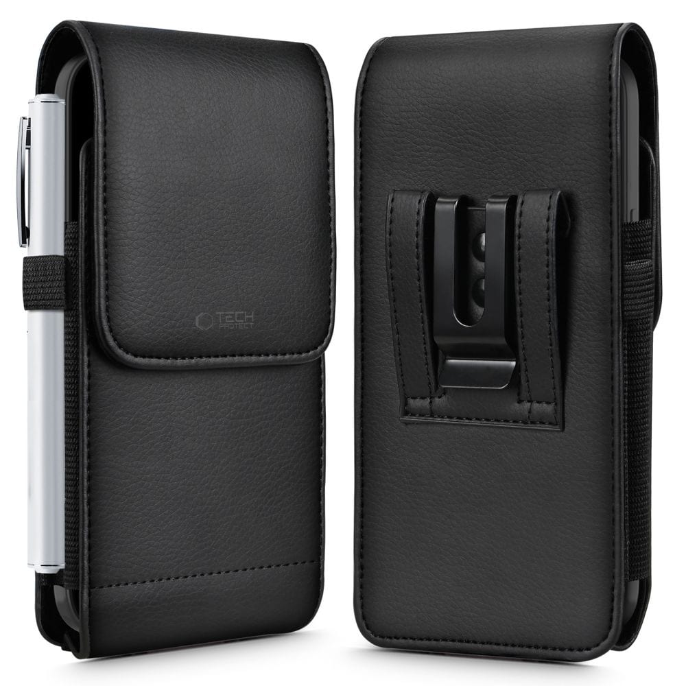 Tech-Protect SM75-etui for smarttelefoner på 5,8-6,8" - svart