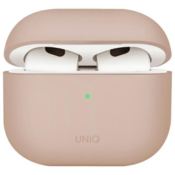 Uniq Lino AirPods 4-etui i silikon - Rosa