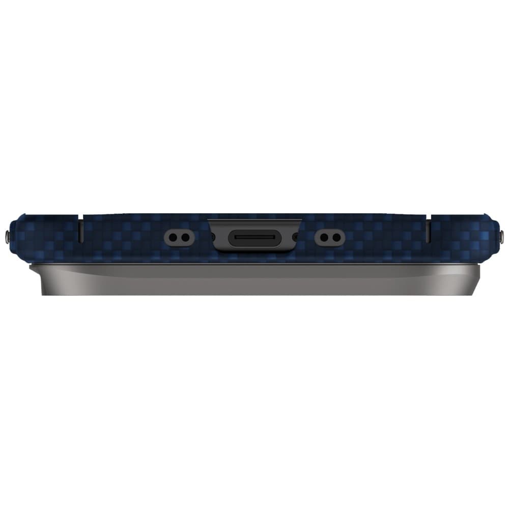 Uniq Keva EDGE Magclick-ladeveske for iPhone Air - Blå