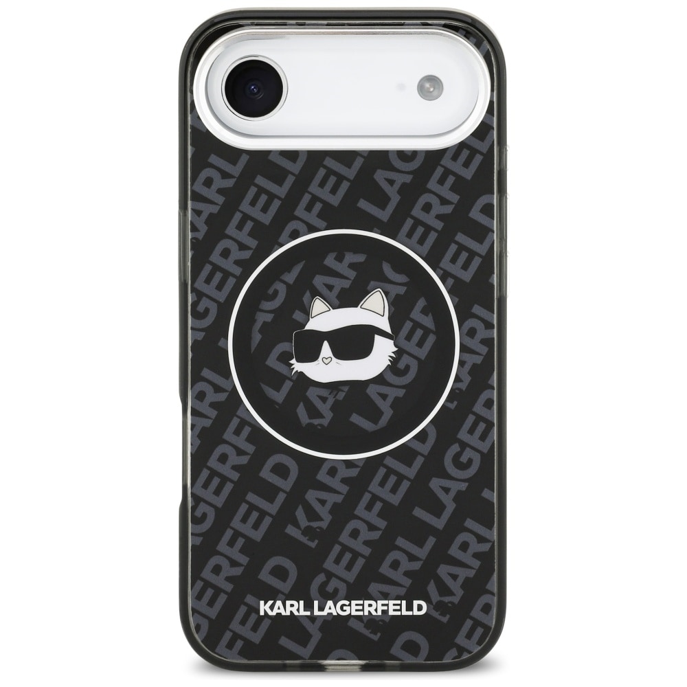 Karl Lagerfeld IML Choupette Head Logo MagSafe iPhone Air Case - Svart