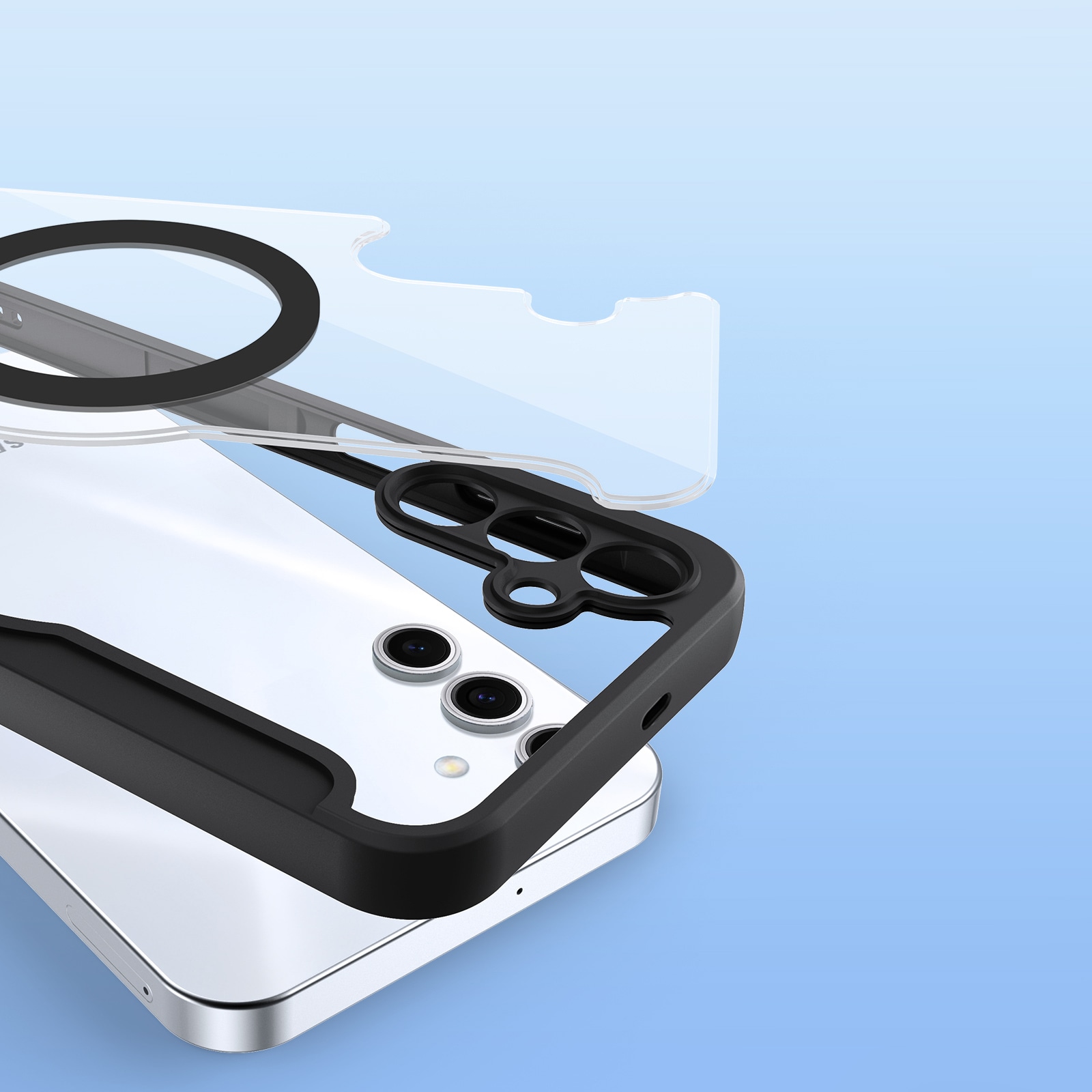 Dux Ducis Skin X Pro-etui for Samsung Galaxy S25 med MagSafe og lommebok - svart