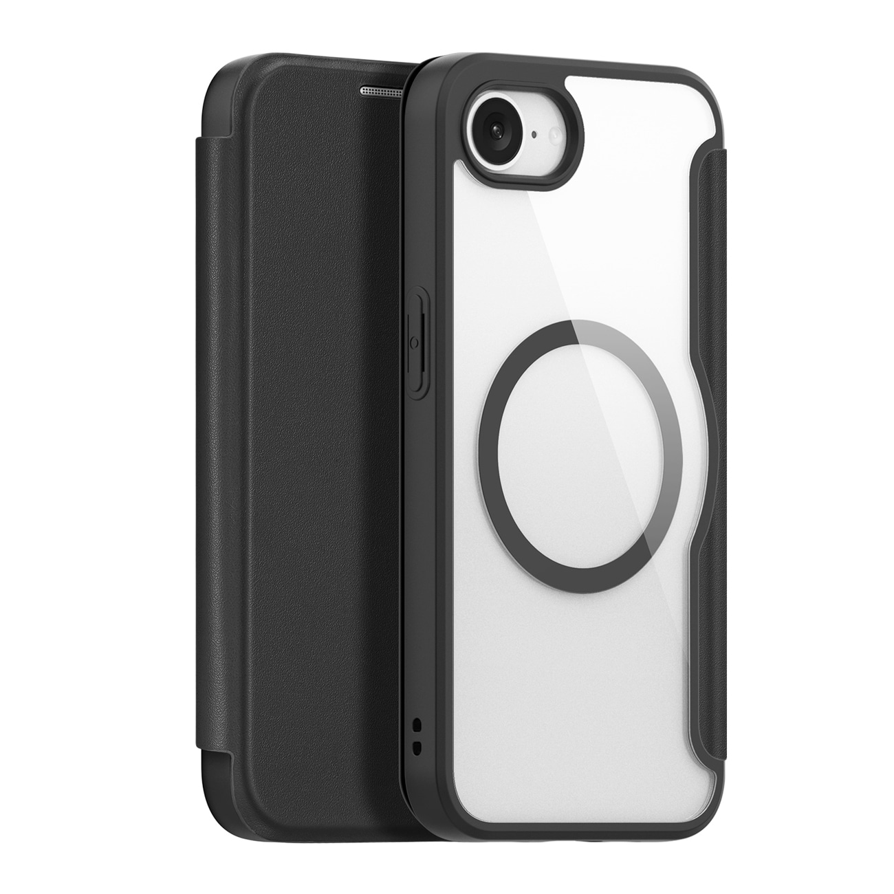 Dux Ducis Skin X Pro-etui med MagSafe for iPhone 16e - Svart
