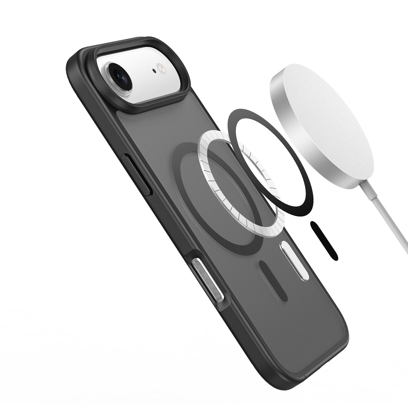 Dux Ducis Yind iPhone 17 Air-etui kompatibelt med MagSafe - svart