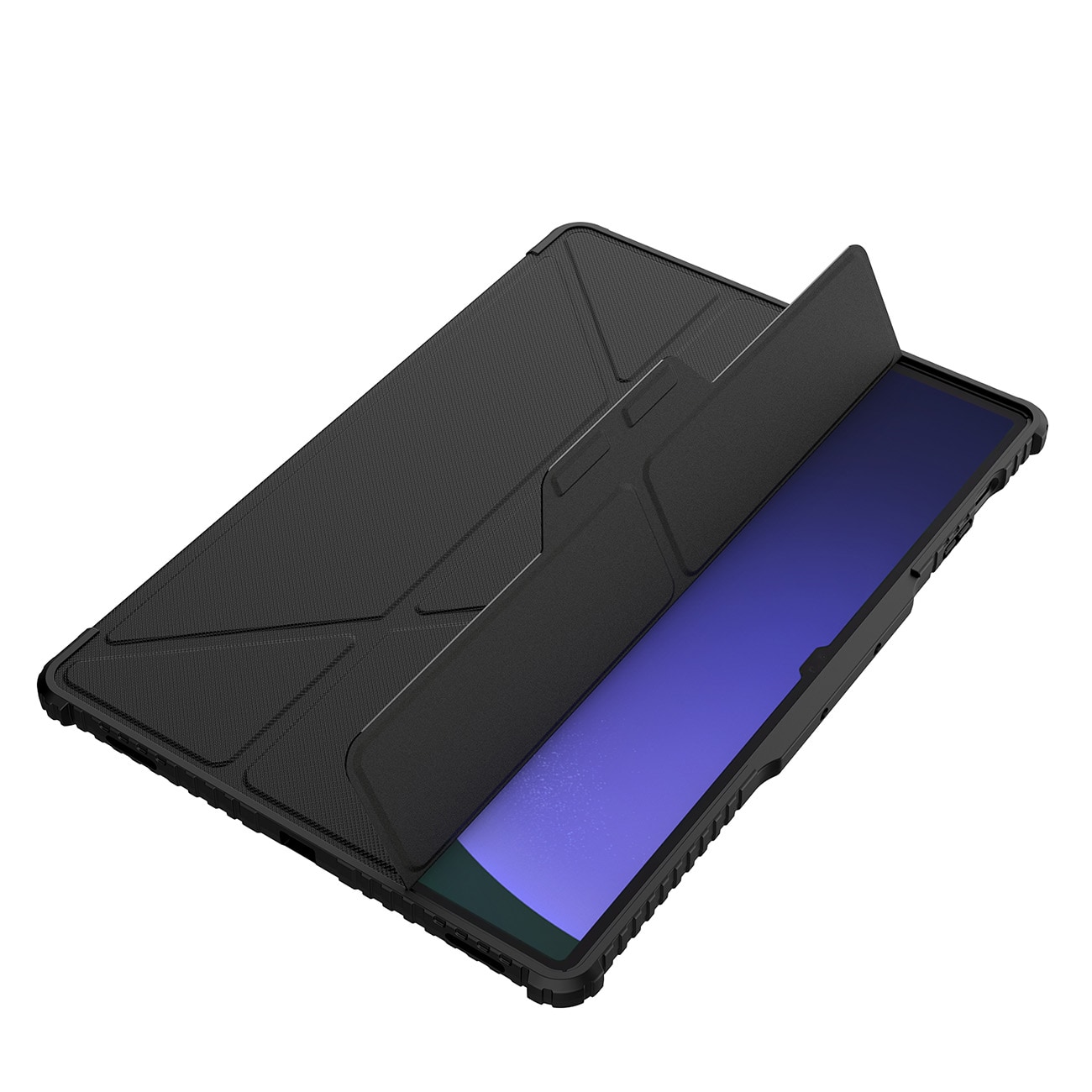 Nillkin Bumper Leather Case Pro-etui for Samsung Galaxy Tab S9+ - svart