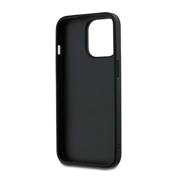 DKNY Wrist Strap Stock Logo-etui for iPhone 14 Pro - svart