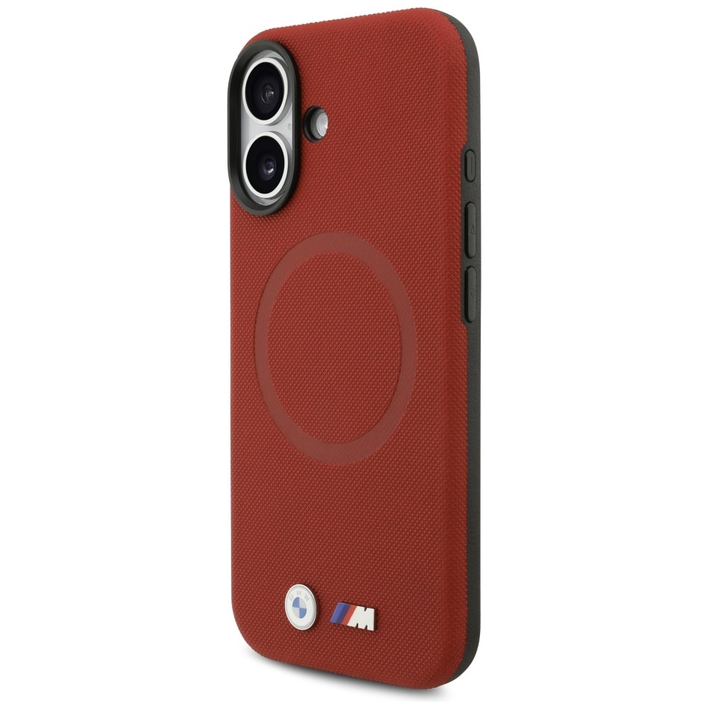 BMW M FW MagSafe-etui med metallogo for iPhone 17 - rød