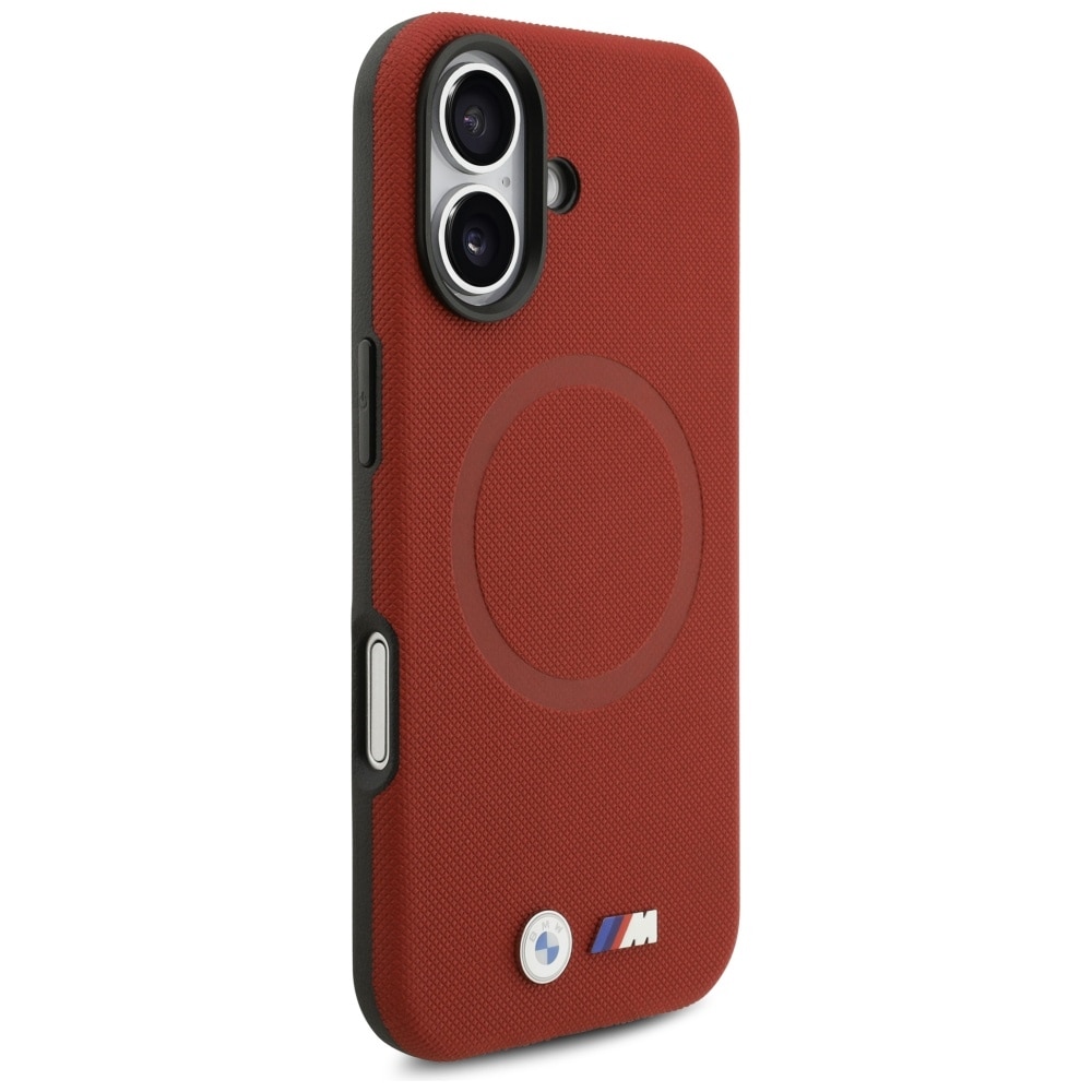 BMW M FW MagSafe-etui med metallogo for iPhone 17 - rød