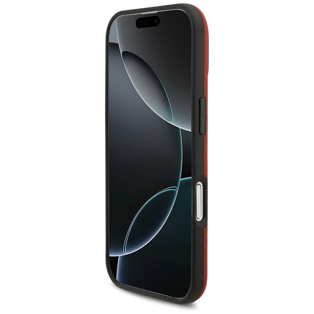 BMW M FW MagSafe-etui med metallogo for iPhone 17 - rød